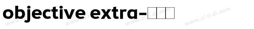 objective extra字体转换